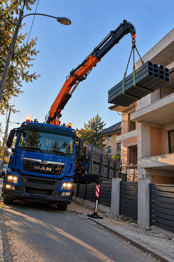 Transport dwuteowników HDS – zobacz, jak dostarczamy stal