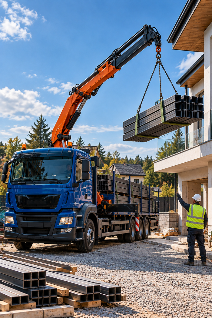 Transport dwuteowników HDS – zobacz, jak dostarczamy stal
