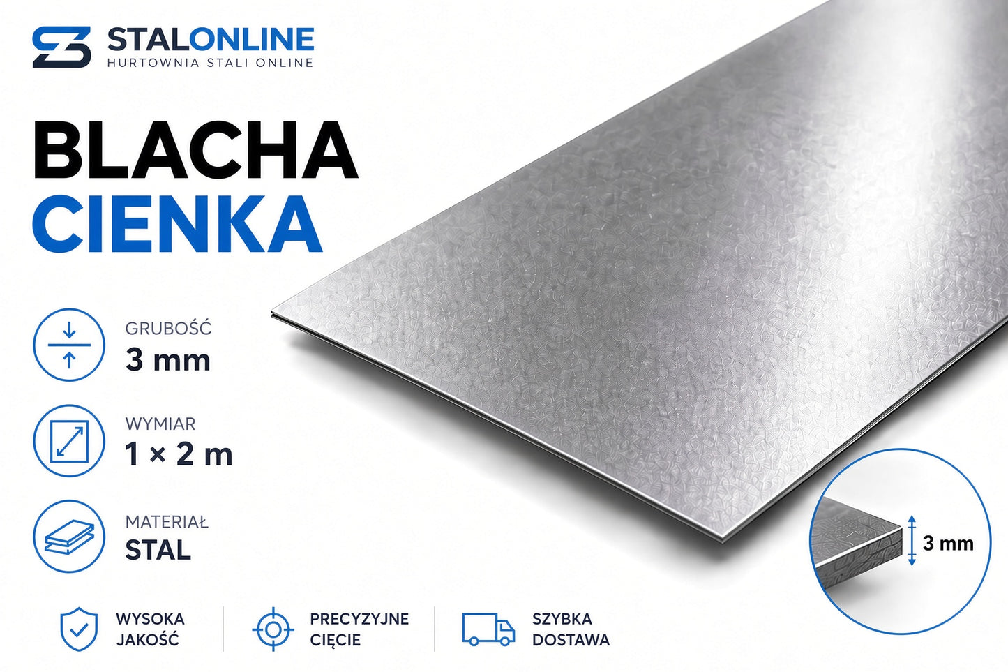 Blacha Z/G 3MM